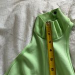 Lime Green Maxi Dress Size M Photo 7