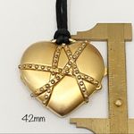Estée Lauder Vintage Heart Locket Necklace Photo 8