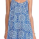 Show Me Your Mumu Mumu Blue Print Mini Dress Photo 0