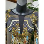 Boutique Ktoo Women's Multicolor Polyester Long Sleeve Round Neck Romper Size S Photo 1