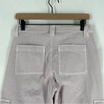 American Eagle American‎ Eagle Stretch Cargo Straight Pant Lilac Ice High Rise Utility 4 Long Photo 6