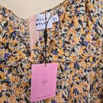 Hello Molly New  Kiss The Sky Floral Bardot Mini Dress Orange Women's Size 8 Photo 12