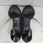 Fioni Dress Pumps Womens 8.5 Black Satin Rose Stiletto High Heels Formal Photo 12