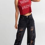 Tilly's Tilly’s Red Cropped Harvard Muscle Tank Photo 0