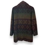 American Eagle Vintage  Wool Blend Southwestern Aztec‎ Dad Coat Jacket Womens Med Photo 1
