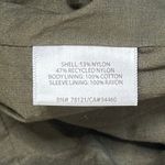 Eileen Fisher Bubble Hem Funnel Neck Belted Trench Coat Jacket Olive Size XS Photo 10