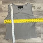 Kasper Light Gray Zip Side Sleeveless V-Neck Tank Top Silky Lining Size 6P Photo 9