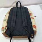 Jansport Right Pack Expressions Backpack Student Floral Canvas Suede Bottom Boho Orange Photo 5