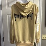 Justin Bieber  Tan Purpose World Tour Hoodie with Kangaroo Pocket- Large Photo 4