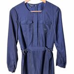 Ted Baker Aminna Navy Utility Midi Dress Size 2 (US Size 6) Photo 9