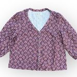 Marine layer Printed Colette Double cloth Top Size L Photo 0