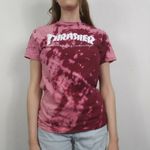 Thrasher Custom Bleach Dyed Maroon Tshirt Photo 1