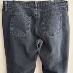 Merona Bootcut Black Denim Jeans, White Streaked Jeans, Size 14 Regular Photo 11