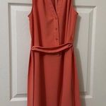 Trina Turk Anemones Sleeveless V-Neck Dress Sunset Soiree Size S Small Photo 2