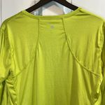 Tangerine  Brand Form Fitted Long Sleeve Athletic Lime Green Shirt - Size Large Photo 4