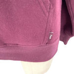 Aritzia Tna Cozy Fleece Perfect Hoodie Sweatshirt Pullover Dark Purple Size XXS Photo 3