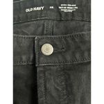 Old Navy Jeans Women 22 Black High Rise Secret Slim Pocket SkyHi Straight Leg Photo 2