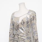 Maje Sequin Embroidered Velvet Dress Photo 13