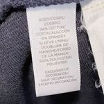 Loft  Navy Blue Embroidered Floral Bell Sleeve Knee Length Dress Size Medium Photo 6