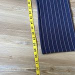 Betabrand  Womens S Straight Leg Yoga Dress Pants Navy Blue Thin stripes Comfort Photo 7