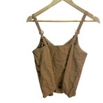 Topshop Womens Brown Ring Detail Cami Top Spaghetti Strap Business Casual 6 Photo 3