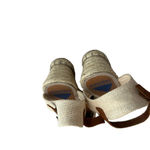 Verbenas Malena Serraje Piedra Wedges Closed Toe Neutral Beige Size 9.5 Women's Tan Photo 2