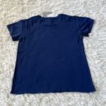 Free People Sandrine Rose Women’s V neck ribbed tee navy blue size XS Photo 7