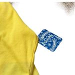 Free People Yellow Top and White Floral Pajama Set Photo 3