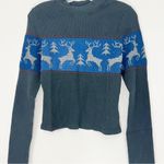 Daydreamer Free People Snowflake Ski Mock Neck Waffle Thermal Size XL NWT Photo 3