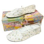 Jeffrey Campbell Anthropologie x  Floral Mesh Ballet Flats Size 7 NEW Photo 0