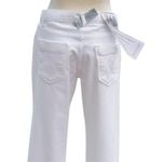Cache  White Black Orchid Boyfriend Organic Denim Pant Distressed NWT $138 Photo 1