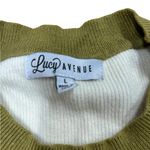 Polagram Lucy Avenue Women's Color Block Short Sleeve Pullover Sweater Size L Photo 7