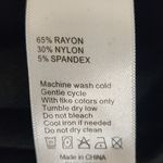 Kendall + Kylie  Black Pull-on Ankle Pants with Slit Hemlines Size Medium Photo 6