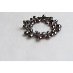 Source Unknown Stunning Vintage Red Crystal Black Metal Art Deco Statement Brooch Photo 2