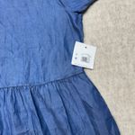 BeachLunchLounge Blue Denim Chambray Tiered Long Sleeve Dress M NWT Size M Photo 3