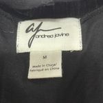 Andrea Jovine  Black Draped Cardigan Photo 1