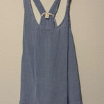 Miami Blue and White Striped Top Photo 0