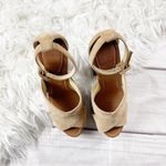 Alexandre Birman Platform Clog Sandals Peggy Brown Suede & Snakeskin Size 38 Photo 1