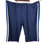 Universal Standard  Petite Stephanie Wide Leg Ponte Pants Blue 4XL 38-40 New Photo 0