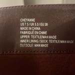 Cheyanne Mixed Material quilted low heel comfort boots wine size 7.5 NEW lined Photo 7