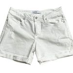 Just Black  Romeo white denim cuffed jean shorts Size 28 Photo 0