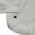 Ralph Lauren Lauren Ivory Waffle Knit Hoodie Sweater Long Sleeve Women's XL Soft Photo 1