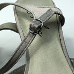 Metaphor  Silver Gray Strap Sandal with Rhinestones Photo 14