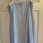 Trixxi White and Light Blue Eyelet Shift dress Photo 2