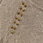 Wet Seal Gray Studded High Low T-shirt Medium Photo 3