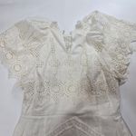 Tularosa  Kassie Mini Dress in White Lace XL Photo 8
