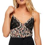 Free People NWT Little Dreams Printed Lace Camisole Photo 0