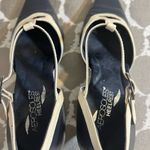 Aerosoles  Navy/Black and Cream Mary Jane Heels with Tapered Heel Photo 7