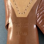 Ralph Lauren Purple Label Kels Leather Slingback Tan Brown Kitten Heels Size 7.5 Photo 7