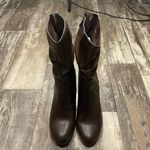 Style & Co . Dark Brown Heeled Boots Size 9.5 Photo 4